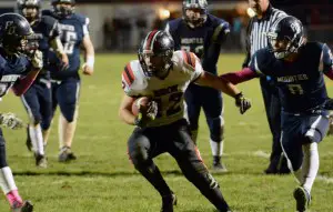 Corey Shimmel went over 100 yards for Clearfield - Photo by Logan Cramer III
