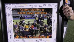 Larry Wiser was given this for winning his 200th career game