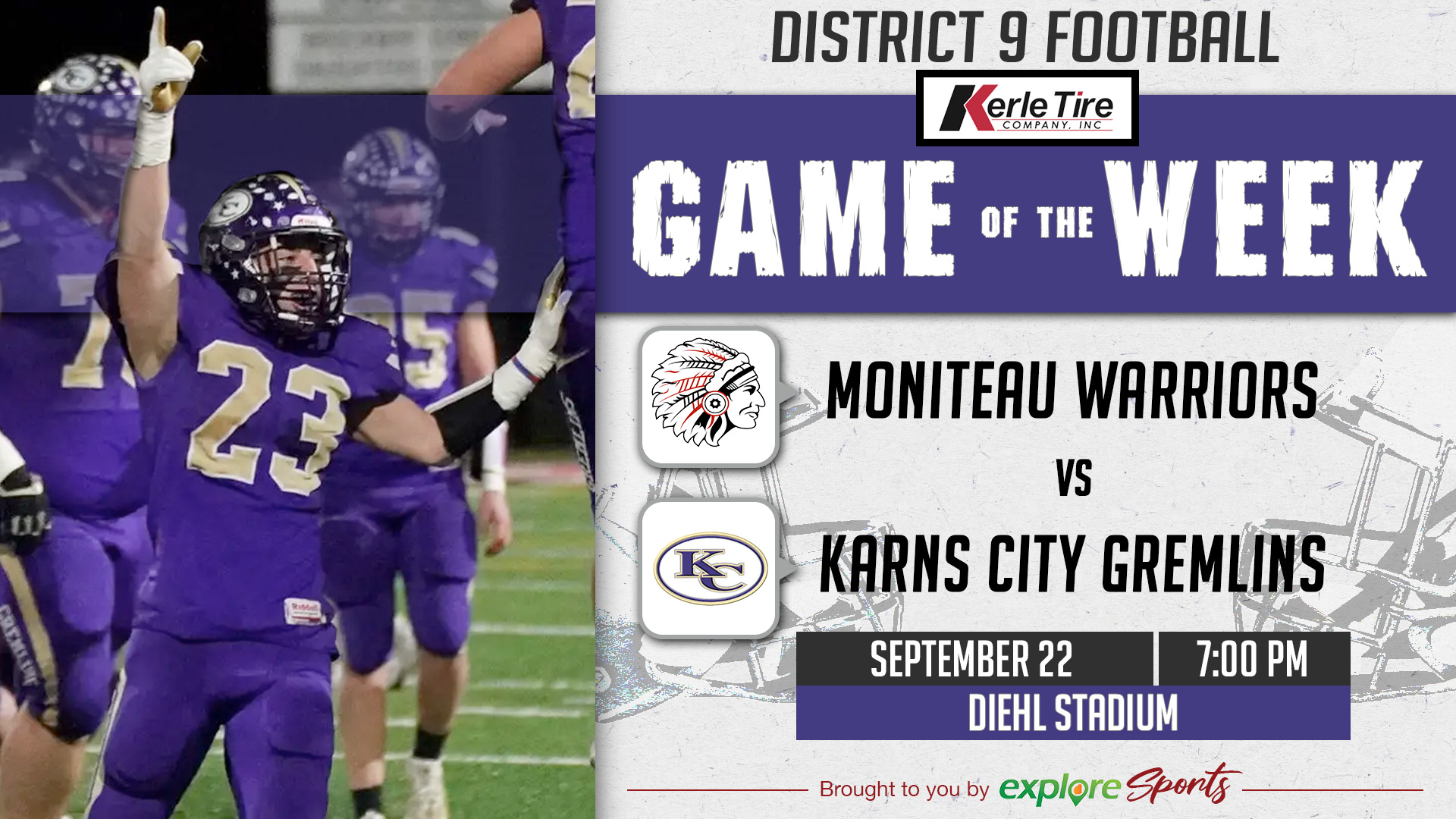 Karns City, Moniteau to Square Off Tonight on Kerle Tire Game of